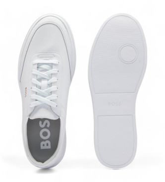 BOSS Kieran Leather Sneakers white