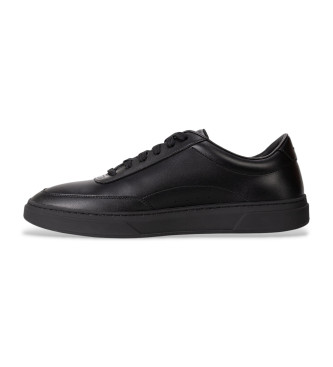 BOSS Kieran Leder Sneakers schwarz