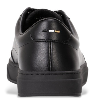 BOSS Kieran Leder Sneakers schwarz