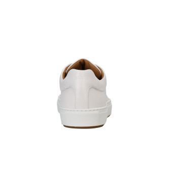 BOSS Mirage white leather trainers