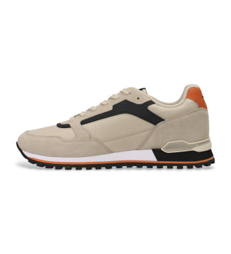 BOSS Zapatillas de piel Parkour beige