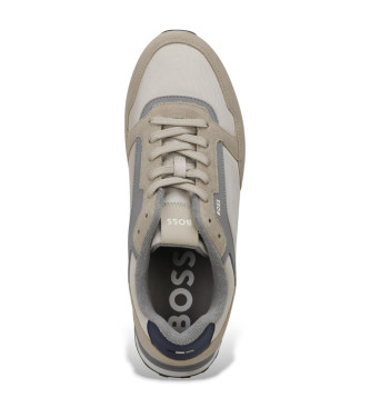BOSS Sneakers in pelle beige Parkour