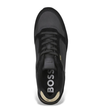 BOSS Chaussures en cuir Parkour-L Runn noir