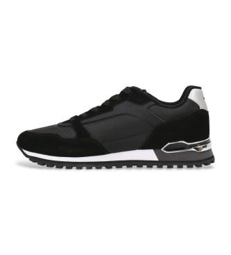 BOSS Parkour Leder Turnschuhe schwarz