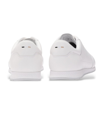 BOSS Sneakers in pelle bianco titanio