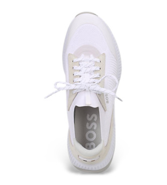 BOSS Zapatillas de piel TTNM EVO blanco