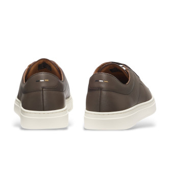 BOSS Sneakers in pelle marrone di Kieran Bust
