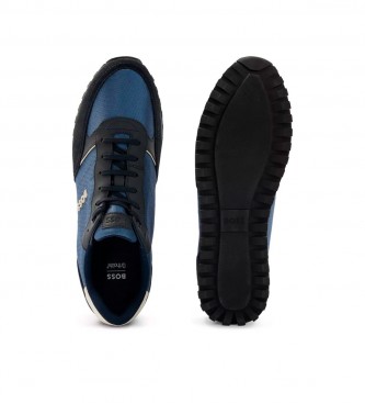 BOSS Zapatillas estilo running azul