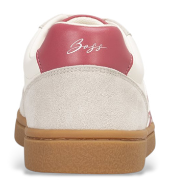 BOSS Everlynn Slippers hvid, pink