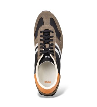 BOSS Zapatillas Levon Runn marrón