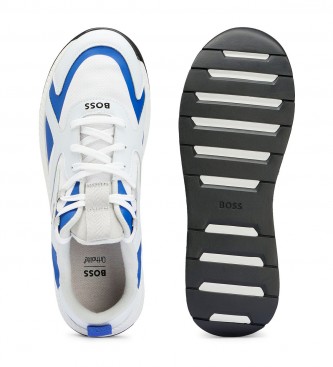 BOSS Heat-sealed slippers white, blue