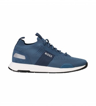 BOSS Sneaker Titanium blu scuro