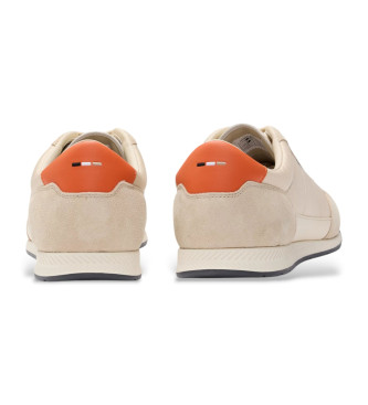 BOSS Sneakers in pelle beige titanio