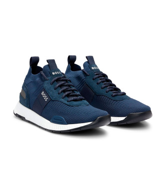 BOSS Scarpe da ginnastica in titanio blu scuro