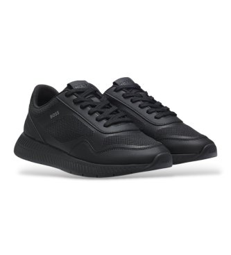 BOSS Titanium black sneakers