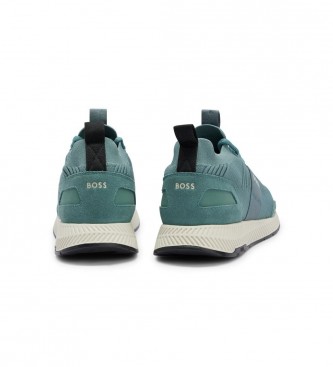 BOSS Titanium Green Sneakers