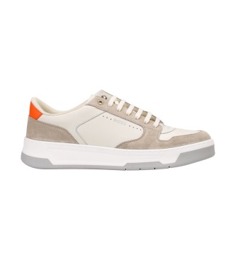 BOSS Baltimore Beige Leather Sneakers