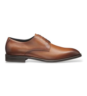BOSS Scarpe in pelle Derrek Derb marrone medio