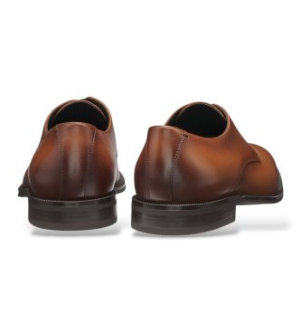 BOSS Scarpe in pelle Derrek Derb marrone medio