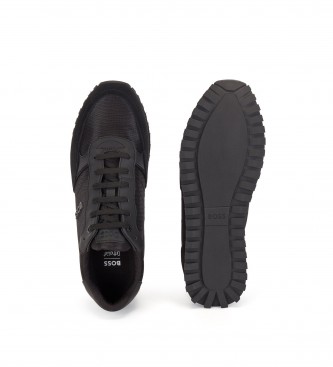 BOSS Sneakers nere con logo goffrato