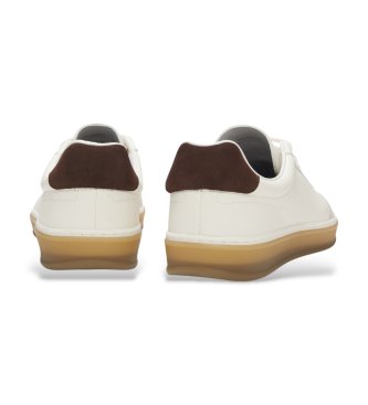 BOSS Zarek Tennis vita lädersneakers