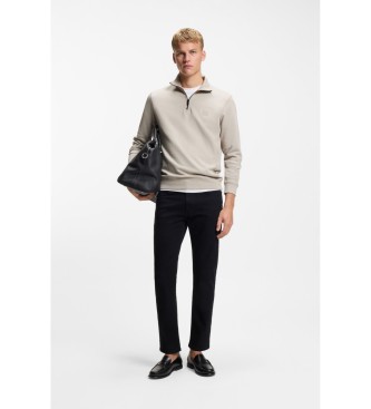 BOSS Sudadera Felpa Algod�n beige