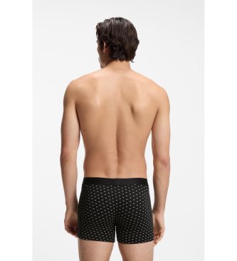 BOSS Set 3 Boxershorts Boss One beige und schwarz