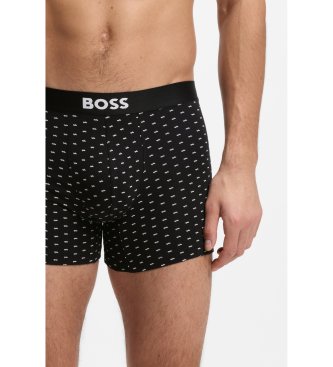 BOSS Set 3 Boxershorts Boss One beige und schwarz
