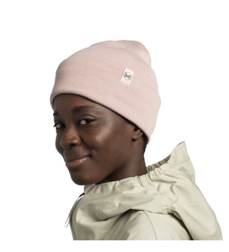 Buff Bonnet Tricot Lilon rose