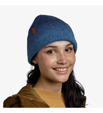 Buff Cappello in tricot blu scuro