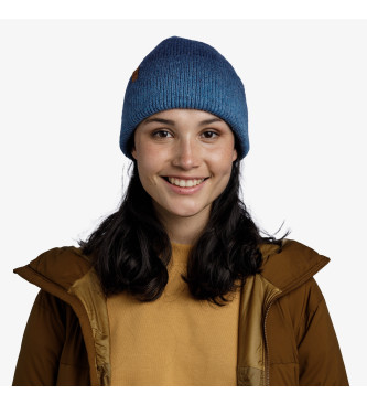 Buff Cappello in tricot blu scuro