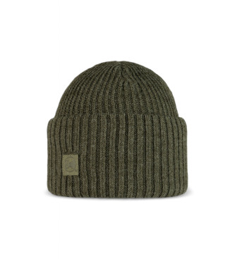 Buff Knitted hat Steel green