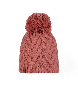 Buff Bonnet en tricot et polaire Caryn rose