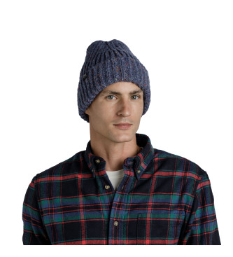 Buff Tricot and fleece beanie Kim blue