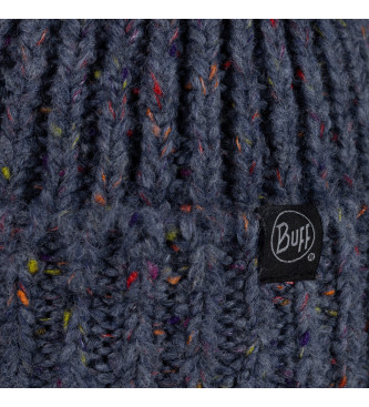 Buff Tricot and fleece beanie Kim blue