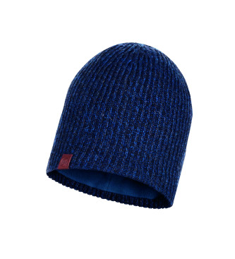 Buff Bonnet en tricot et polaire Bleu Lyne