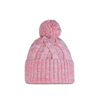 Buff Children's tricot and fleece beanie Blein pink