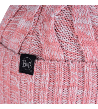 Buff Children's tricot and fleece beanie Blein pink