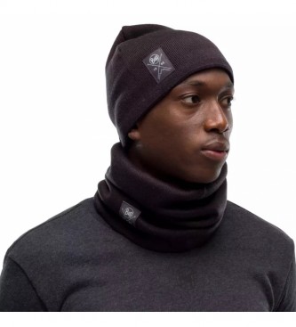 Buff Tricot and Polar Neo Warmers black