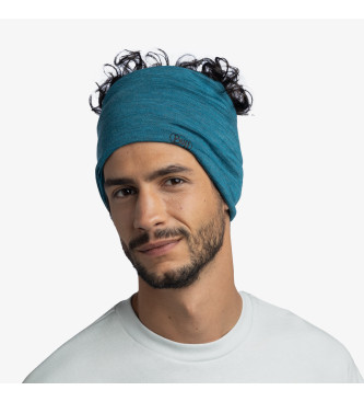 Buff Merino Lightweight tubular blue