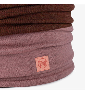 Buff Merino Move Multifunctional Tubular Solid rosa