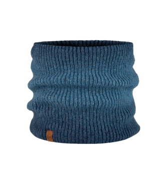 Buff Tricot and fleece tubular Marin navy