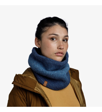 Buff Tubular em tricot e tecido polar Marin navy