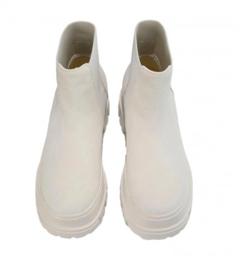 Buffalo Aspha Chelsea 2.0 botas de tornozelo em branco -Altura da plataforma: 6,5 cm