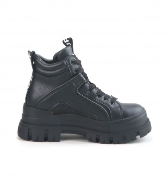 Buffalo Ankle boots Aspha Nc Mid black - Height platform 6.5cm