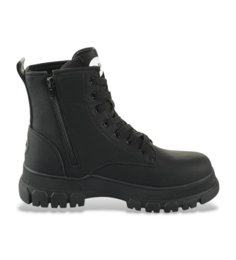 Buffalo Nova RLD botins de couro preto