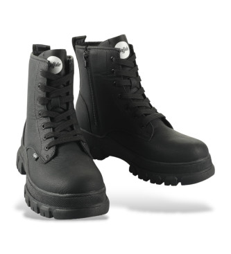 Buffalo Nova RLD botins de couro preto