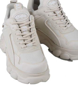 Buffalo CLD Chai Street scarpe basse panna -Altezza piattaforma: 5cm-