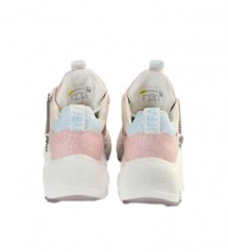 Buffalo Sneakers Binary Glam Glitter rosa