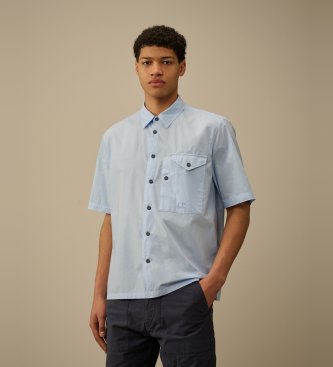 C.P. Company Camisa Bolsillo azul